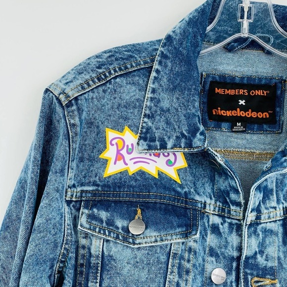 Members Only x Rugrats Chucky trucker denim jacket - Picture 2 of 12